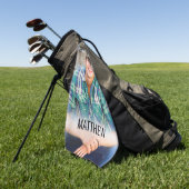 Create your Own Photo Golfhandtuch (Gras)