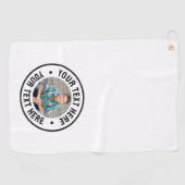 Create your Own Photo Golfhandtuch (Horizontal)