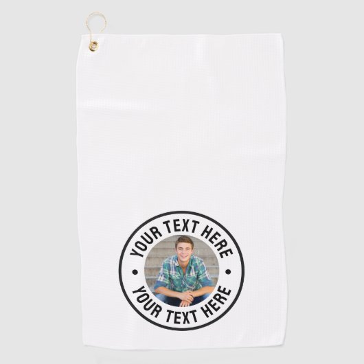 Create your Own Photo Golfhandtuch (Vorderseite)