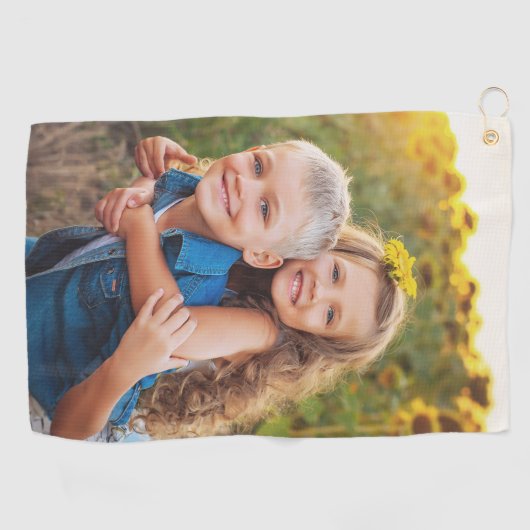 Create your Own Photo Golfhandtuch (Horizontal)
