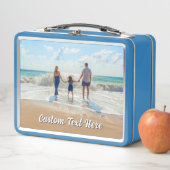 Create Your Own Photo Metal Lunch Box with Text (Beispiel)