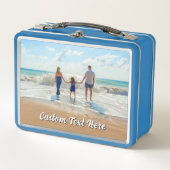 Create Your Own Photo Metal Lunch Box with Text (Vorderseite)