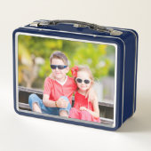 Create Your Own Photo Metall Brotdose (Rückseite)