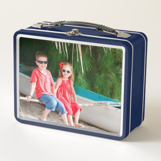 Create Your Own Photo Metall Brotdose (Vorderseite)