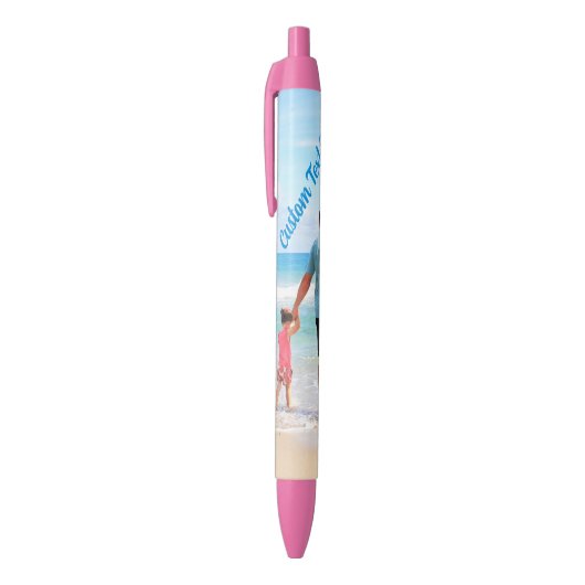 Create Your Own Photo Pen Gift Personalized Text Kugelschreiber (Oberseite (Vertikal))