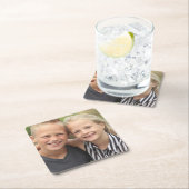 Create your own Photo Rechteckiger Pappuntersetzer (Vor Ort)