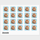 Create Your Own Photo Sticker Holiday Blue (Blatt)