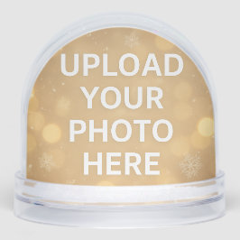 Create Your Own Photo Text Schneekugeln