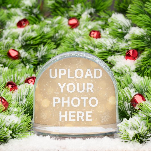 Create Your Own Photo Text Schneekugeln (Weihnachten)