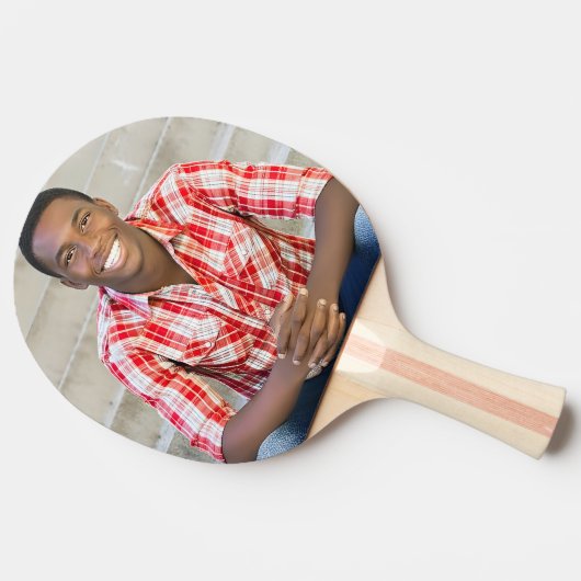 Create your Own Photo Tischtennis Schläger (Seitenansicht)