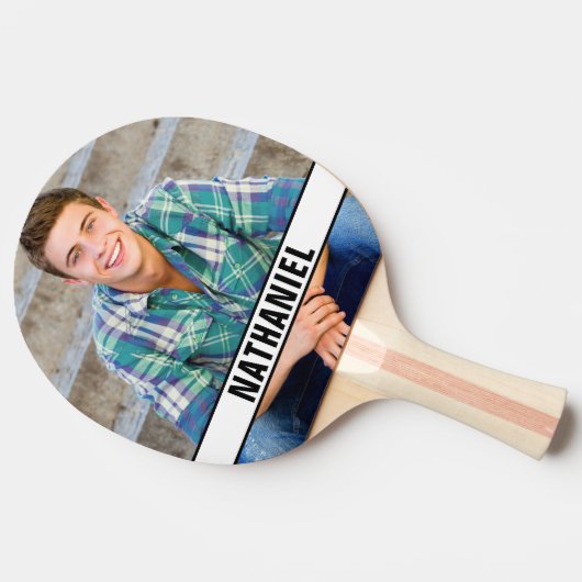 Create your Own Photo Tischtennis Schläger (Seitenansicht)