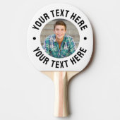 Create Your Own Photo Tischtennis Schläger (Vorderseite)