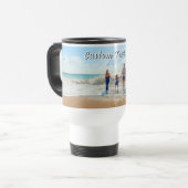 Create Your Own Photo Travel Mug Gift Custom Text Reisebecher (Vorderseite Links)