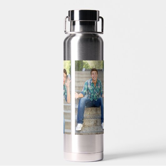 Create your Own Photo Trinkflasche (Rückseite)