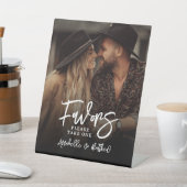 Create Your Own Photo Wedding Favor Table Sign Sockelschild (In SItu)