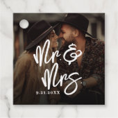 Create Your Own Photo Wedding Geschenkanhänger (Vorderseite)