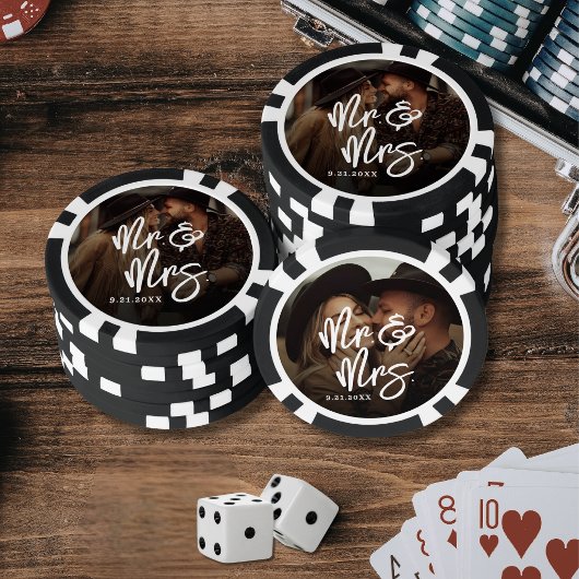 Create Your Own Photo Wedding Pokerchips