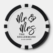 Create Your Own Photo Wedding Pokerchips (Vorderseite)