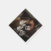 Create Your Own Photo Wedding Serviette (Ecke)