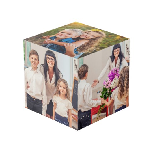 Create Your Own Picture 5 Side Photos Würfel (Vorderseite Schrägansicht)