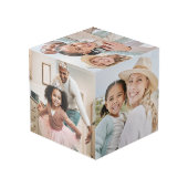 Create Your Own Picture Family Photos Würfel (Rückseite Schrägansicht)