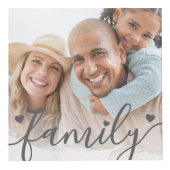 Create Your Own Picture Family Photos Würfel (Vorderseite)