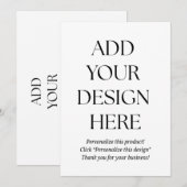 Create Your Own Postcard Dankeskarte (Vorne/Hinten)