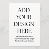 Create Your Own Postcard Dankeskarte (Vorderseite)