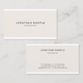 Create Your Own Professional Modern Simple Design Visitenkarte (Vorne/Hinten)