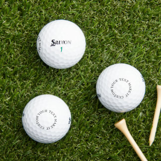 create your own professional Srixon Soft Feel 13 Golfball