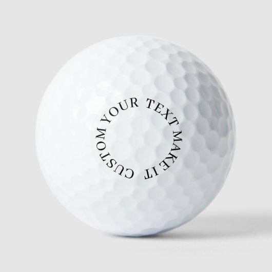 create your own professional Value Golf Ball (Vorderseite)