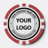 Create Your Own Promo Branded Poker Chips Template (Vorderseite)