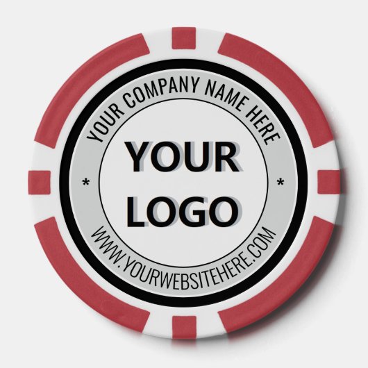 Create Your Own Promo Branded Poker Chips Template (Vorderseite)