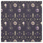Create Your Own Purple & Gold Magic Symbols Black Stoff (Muster)