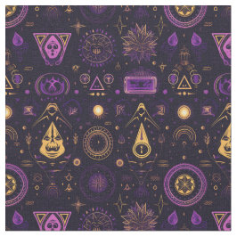 Create Your Own Purple & Gold Pagan Symbols Black Stoff