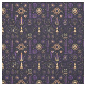 Create Your Own Purple & Gold Sacred Symbols Black Stoff (Muster)