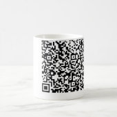 Create Your Own QR Code Funny Coffee Mug Gift Kaffeetasse (Mittel)