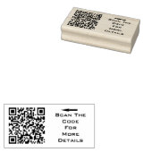 Create Your Own QR code Gummistempel (Stempel)