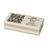 Create Your Own QR code Gummistempel (Stempel)