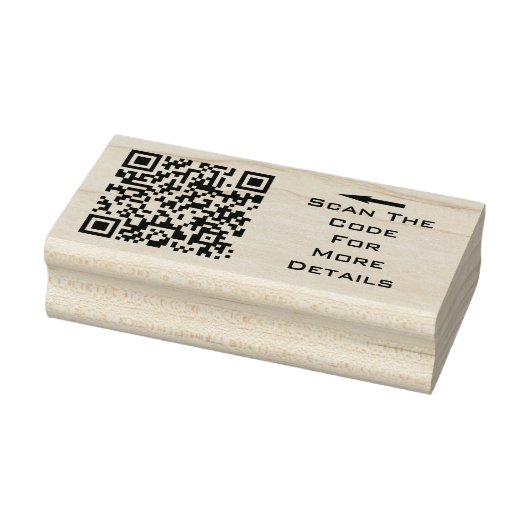 Create Your Own QR code Gummistempel (Stempel)