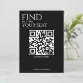 Create your own QR Code Seating Chart (Stehend Vorderseite)