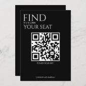 Create your own QR Code Seating Chart (Vorne/Hinten)