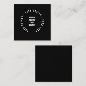Create Your Own Quadratische Visitenkarte (Vorne/Hinten)