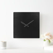 Create Your Own Quadratische Wanduhr (Zuhause)
