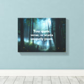Create Your Own Quote  Leinwanddruck (Insitu (Holzboden))