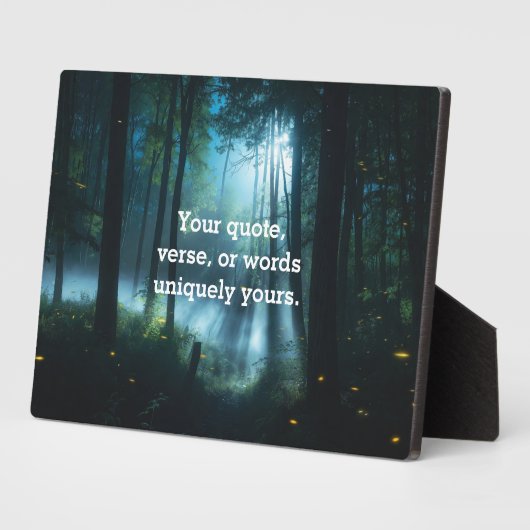 Create Your Own Quote Plaque Fotoplatte (Seite)