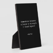 Create Your Own Quote Plaque Fotoplatte (Seite)