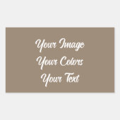 Create Your Own Rechteckiger Aufkleber (Vorderseite)