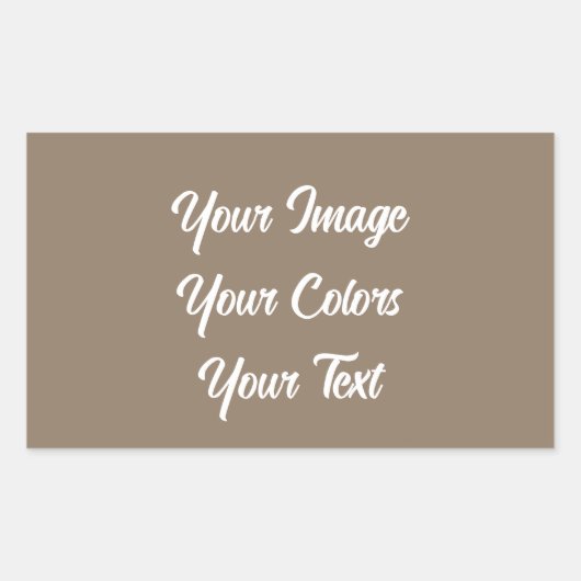 Create Your Own Rechteckiger Aufkleber (Vorderseite)