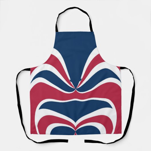 Create Your Own Red and Blue Schürze (Vorderseite)